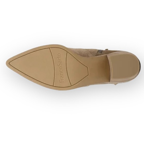 Franco Sarto Shaina Zippered Booties in Birchwood NIB Size 8 - Picture 12 of 12